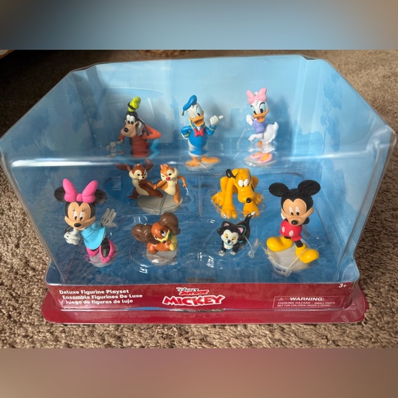 Disney Mickey Mouse and Friends Figurine Set - Red, Blue, Pink - Picture 2 of 2